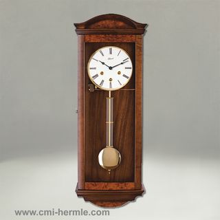 Modern Walnut Wall Clock in Westminster