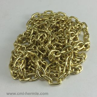 Kieninger Chain Brass on S-Steel 67 inch x 39 links per foot