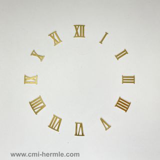 Gold Roman Numerals 28mm