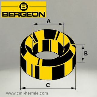 Bergeon Bronze Bush B04 (0.60x3.0x2.0mm)