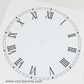 White Card Dial 230mm Roman