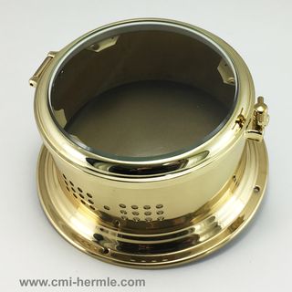 Ships Case ONLY Complete with Lid - Brass