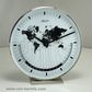 Buffalo II - World Time Clock in Silver