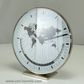 Buffalo II - World Time Clock in Silver