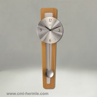 Modern - Tapered Beech Wall Clock Quartz