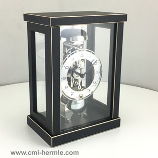 Brayden - Table Clock in Satin Black