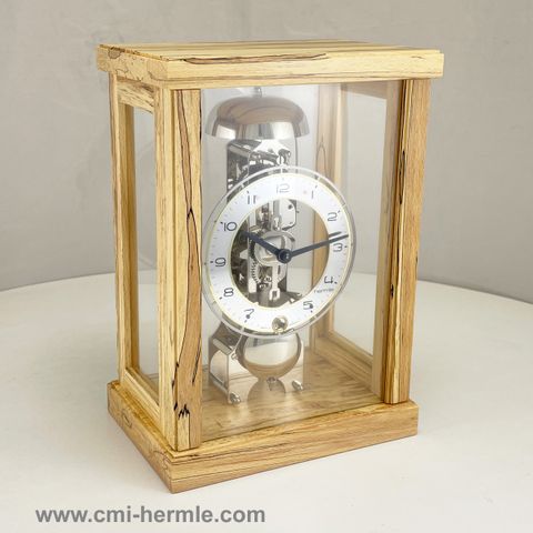 Brayden - Table Clock in Ice Beech