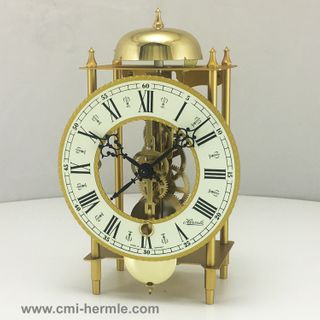 Bonn - Wrought Iron Table Clock in Gold