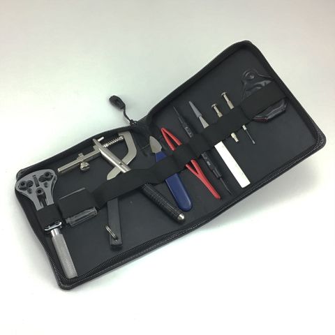 Battery Change & Braclet Sizing Kit - Leather Case