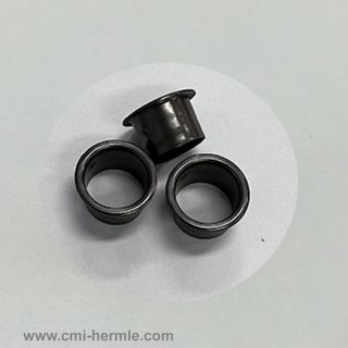 Black Keyhole Ferrules German 10mm ID (3 pack) - Solid Style