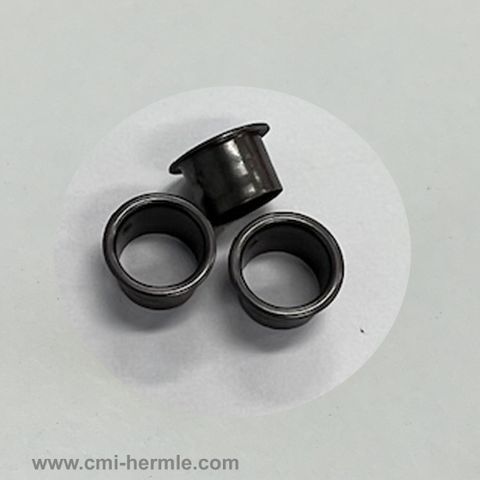 Black Keyhole Ferrules German 10mm ID (3 pack) - Solid Style