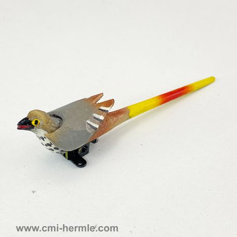 Cuckoo Bird Wooden Coloured Fixed Wing - 100mm