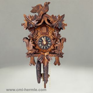 Maple Cuckoo & Squirel Clock Mechanical 1 Day- by ENGSTLER