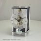 Keri - Skeleton Table Clock in Black