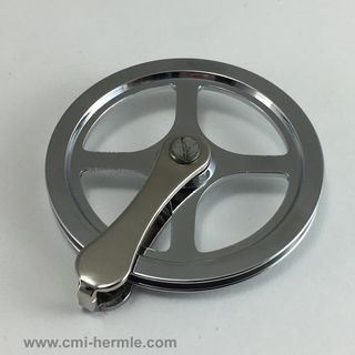 Chrome Hermle Cable Pulley 38mm