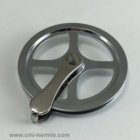 Chrome Hermle Cable Pulley 38mm