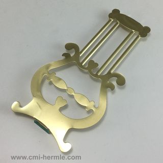 Pendulum Grid Lyre 110mm Brass Alloy Qtz