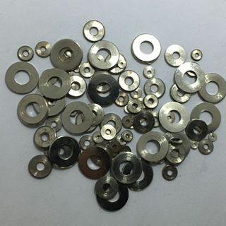 Tension Washers Nickel Round Flat (100)