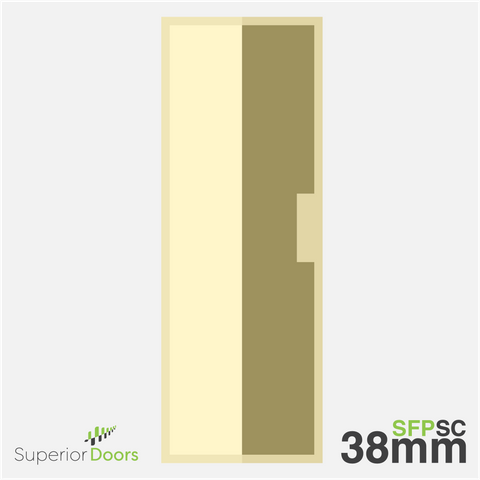 Superior 1980mm x 760mm x 38mm Flush Panel SOLID CORE MR Door