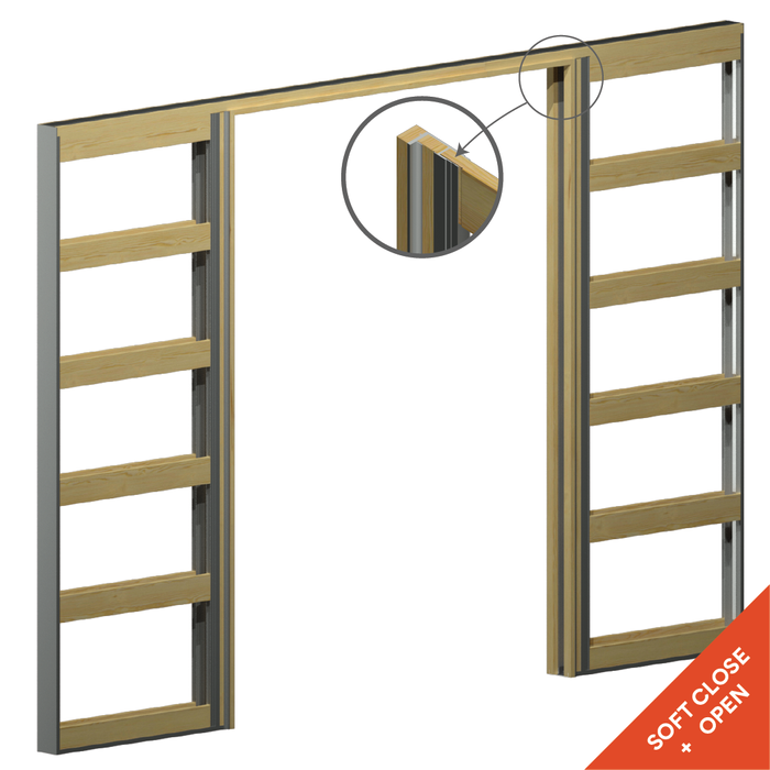 STABILINE 2400 x 910 90mm Stud DOUBLE Grooved Pine ULTRA Cavity