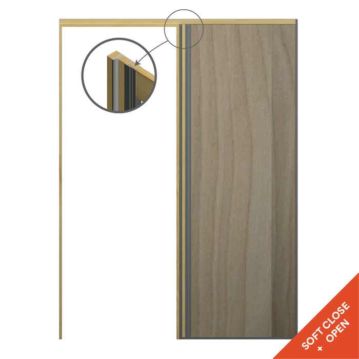 PLY Two Sides STABILINE 2400 x 610 90mm Stud Single Grooved Pine ULTRA Cavity