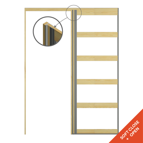 STABILINE 1980 x 660 90mm Stud Single Flat Pine ULTRA Cavity