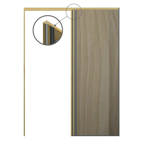 PLY Two Sides STABILINE 1980 x 610 90mm Stud Single Grooved Pine OPTI Cavity