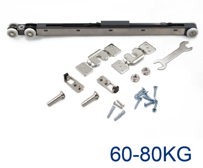 Ultra Mechanism Wheel Pack & Soft Close 75mm 60-80kg