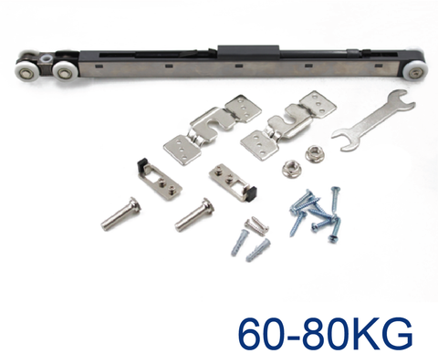 Ultra Wall/Top Mechanism Wheel Pack & Soft Close 75mm 60-80kg