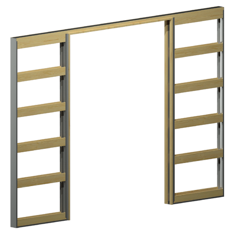 1980 x 610 94mm Stud DOUBLE Flat Pine OPTI Cavity