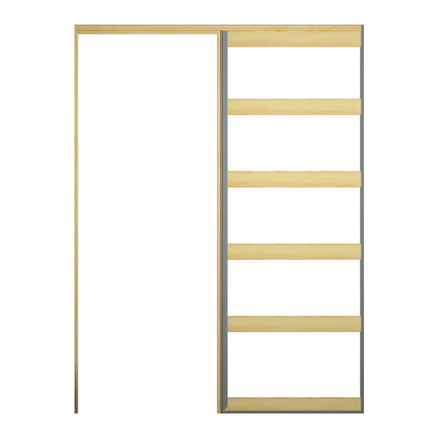 1980 x 760 90mm Stud Single Grooved Pine OPTI Cavity