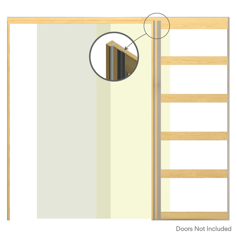 STABILINE DUAL 1980 x 660 140mm Stud Flat Pine Trojan Cavity