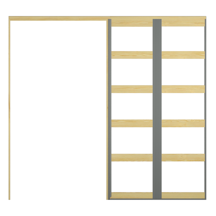 2200 x 1101-1200 140mm Stud Single Flat Pine OPTI Cavity