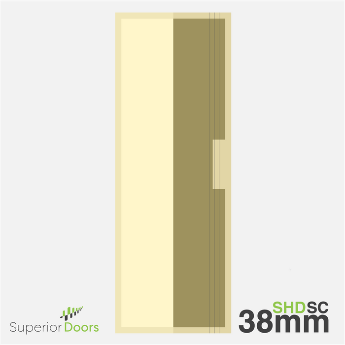 Superior 1980mm x 610mm x 38mm HEADLAND SOLID CORE MR Door