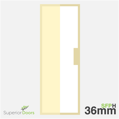 Superior 2200mm x 610mm x 36mm Flush Panel Preprime Hollowcore Door