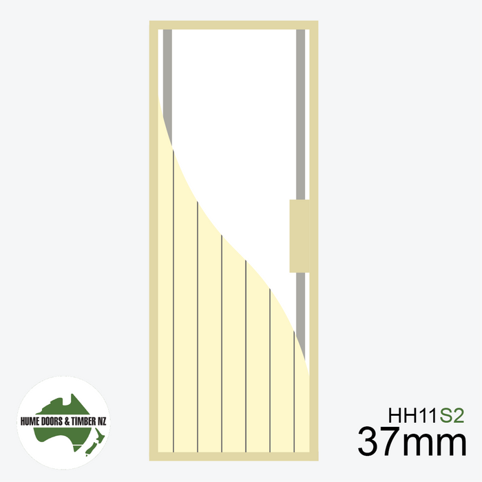 Humes 1980mm x 610mm x 37mm HAG 11 V GROOVE Steel x2 Door