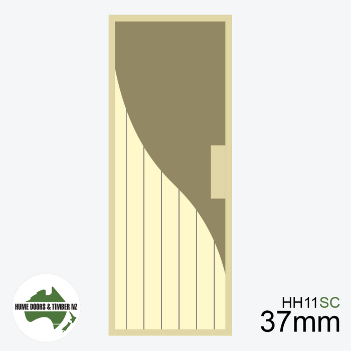 Humes 1980mm x 710mm x 37mm HAG 11 V GROOVE SolidCore Door