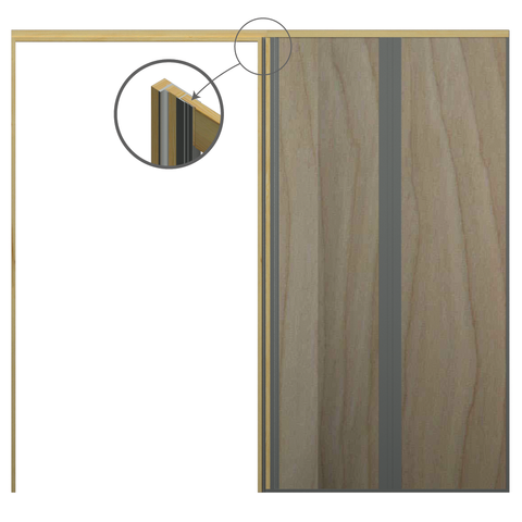 PLY Two Sides STABILINE 2400 x 1001-1100 90mm Stud Single Flat Pine OPTI Cavity