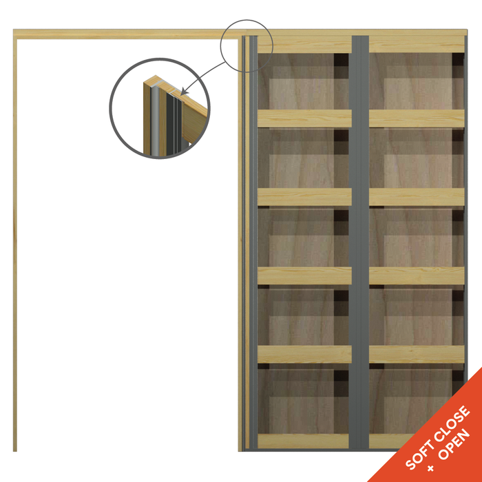 PLY One Side STABILINE 1980 x 1001-1100 90mm Stud Single Flat Pine ULTRA Cavity