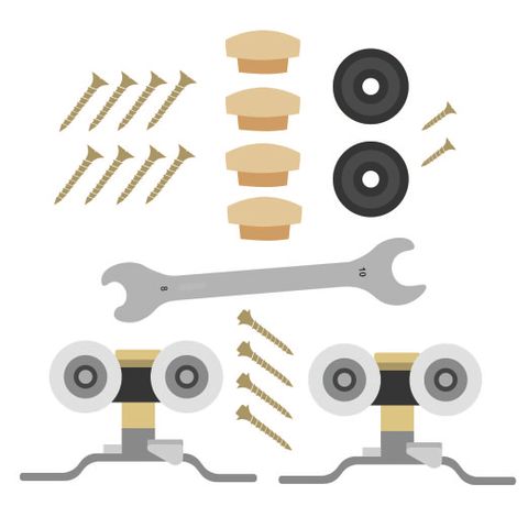 Standard Cavity Hardware Pack