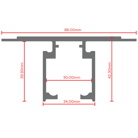 Cavity Ultra Head Track Per Metre