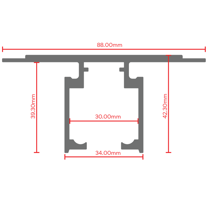 Cavity Ultra Head Track Per Metre