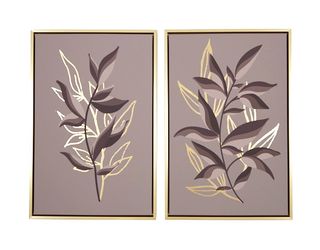 Cecily Gold Frame Canvas 40x60cm 2 Asst#