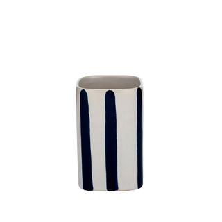 Hastings Ceramic Cup 7x11cm White/Navy#