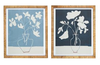 Amelie Frame Glass Print 50x60cm 2 Asst#