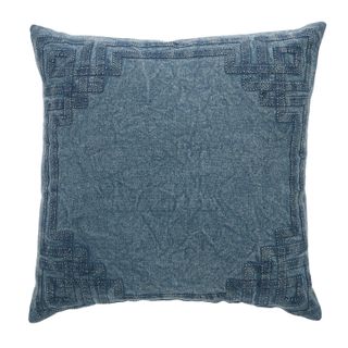Jareth Cotton Cushion 50x50cm Navy#