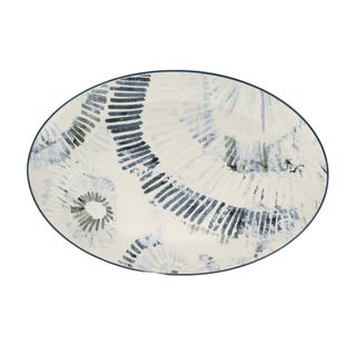 Bicheno Ceramic Platter 40x27cm Multi#