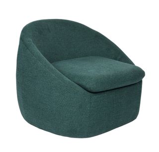 Tevin Velvet Arm Chair 95x88x73cm Green#