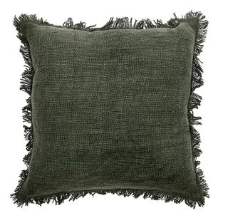 Peta Cotton Cushion 50x50cm Grey#