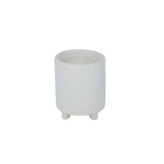 Sandy 5% Ceramic Candle 6.5x8cm White#